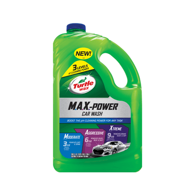 CHAMPU TURTLE WAX SIN CERA 3 NIVELES DE LIMPIEZA MAX POWER 2.95 L