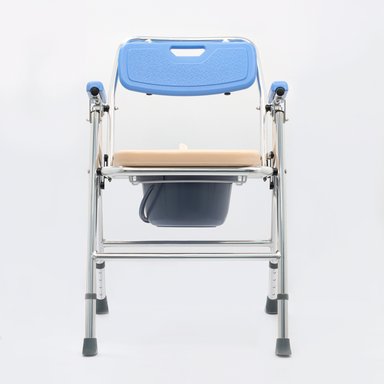 SILLA SANITARIA ACOLCHADA CON BAÑO PORTÁTIL