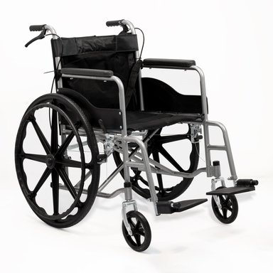 SILLA DE RUEDAS CROMADO ACABADO