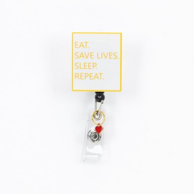 CARRETE CREDENCIAL CLIP DISEÑO FRASE