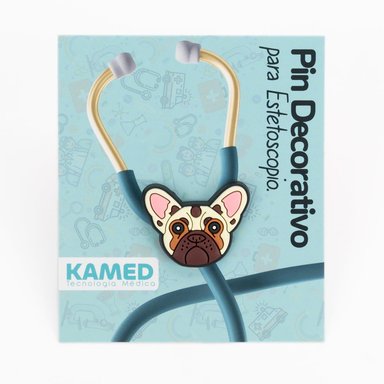 PIN DECORATIVO PARA ESTETOSCOPIO KAMED DISEÑO CACHORRO