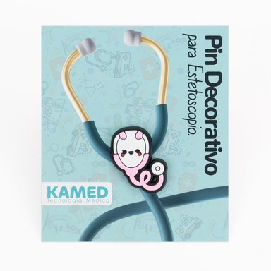 PIN DECORATIVO PARA ESTETOSCOPIO KAMED DISEÑO ESTETOSCOPIO