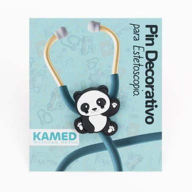 PIN DECORATIVO PARA ESTETOSCOPIO KAMED DISEÑO PANDA