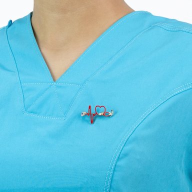 PIN MÉDICO DISEÑO ESTETOSCOPIO SIGNO VITAL METAL - 2