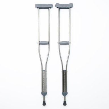 MULETAS ORTOPÉDICAS REGULABLES DE ALUMINIO TALLA M