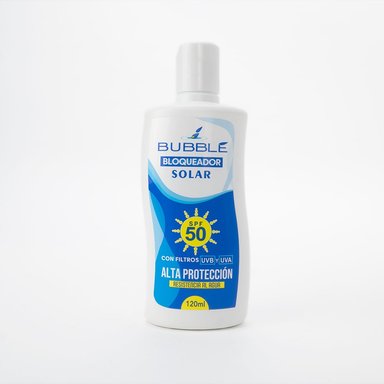 BLOQUEADOR SOLAR BUBBLE SPF 50 DE 120 ML - 1
