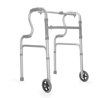 ANDADOR IMPORTADO DE DOBLE APOYO CON RUEDAS