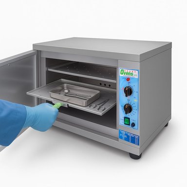 ESTERILIZADOR DE CALOR SECO DE 8 LTS EN ACERO SATINADO - 5