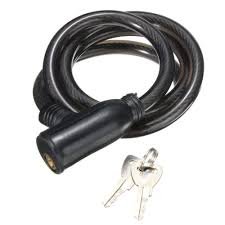 CADENA DE SEGURIDAD PARA BICICLETA DE 10MM Y 120CM DE LARGO - 2