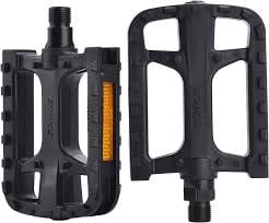 PEDALES PARA BICICLETA MTB 9/16 DE PLÁSTICO NEGRO - 4