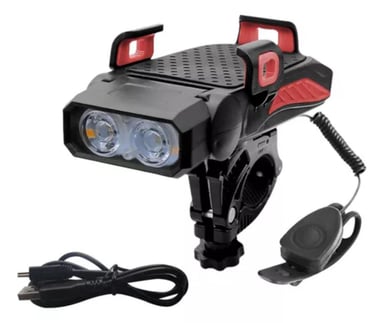 KIT LUZ DELANTERA 4 EN 2 DE 500LM+ LUZ POSTERIOR DE 100LM - 6