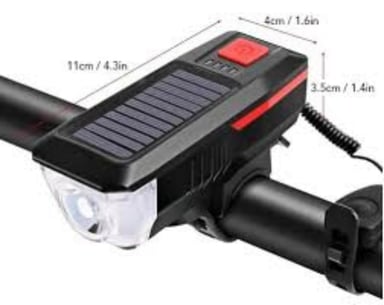 KIT LUZ DELANTERA DE 300LM + LUZ POSTERIOR DE 100LM PARA CICLISTA - 3