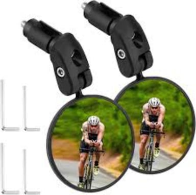KIT DE SEGURIDAD PARA CICLISTAS: LUZ 4 EN 1 + ESPEJO PARA CICLISTA - 2