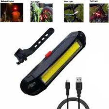 KIT ESPEJO + LUZ POSTERIOR DE 100LM PARA CICLISTA - 6