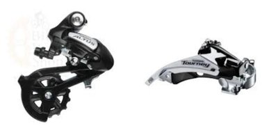 DESCARRILADOR SHIMANO ALTUS 8V + DESVIADOR MEGA BICICLETA