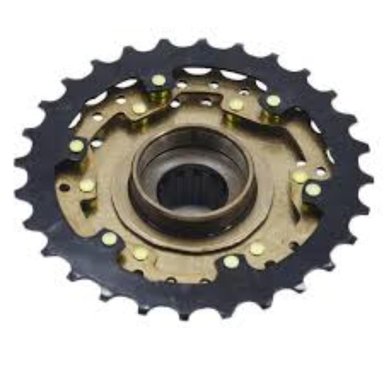 PIÑON SHIMANO 7V Y CADENA KMC 7V PARA BICICLETA - 5