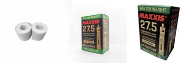 2 CÁMARAS MAXXIS 27.5 +BANDAS ANTIPINCHAZOS PARA BICICLETA