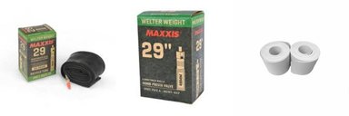 2 CAMARAS MAXXIS 29 + BANDAS ANTIPINCHAZOS PARA BICICLETA