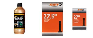 2 CAMARA CST 27.5 + LÍQUIDO ANTIPINCHAZOS PARA BICICLETA