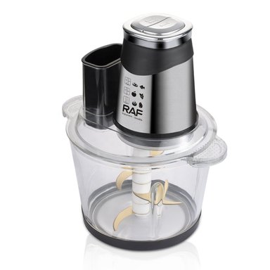 PROCESADOR DE ALIMENTOS PICADORA ELÉCTRICA 6 EN 1 DE 3 LITROS 600W - BOWL DE VIDRIO GRUESO - 7