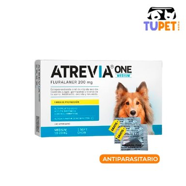 ATREVIA ONE MEDIUM DE 10 A 20 KG  1 TABLETA SUELTA