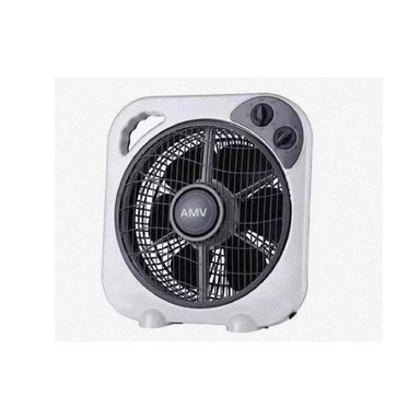 VENTILADOR DE MESA 45 WATTS AMV TECNOLOGÍA AMERICANA 10" GRIS