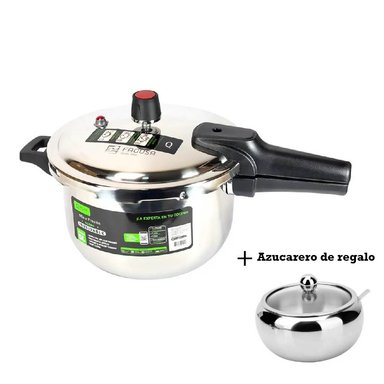 OLLA A PRESION FACUSA 5 LTS ACE. INOX+ REGALO