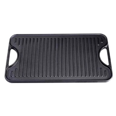 PLANCHA REVESIBLE VICTORIA  HIERRO FUNDIDO 25X47 CM