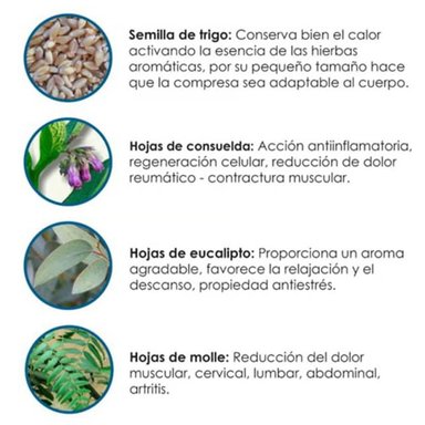 COMPRESAS SEMILLAS ALMOHADILLAS CALOR O FRIO X4 - 3