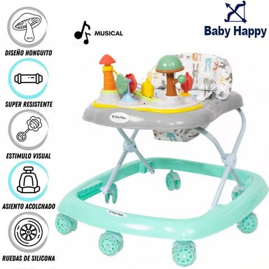 ANDADOR CON TABLERO MUSICAL «HONGUITO II» TURQUESA
