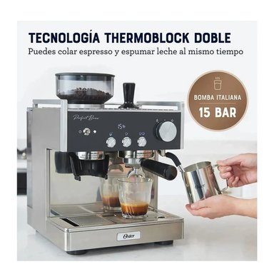 CAFETERA OSTER PARA ESPRESSO PERFECT BREW MÁXIMA BVSTEM7400 - 3