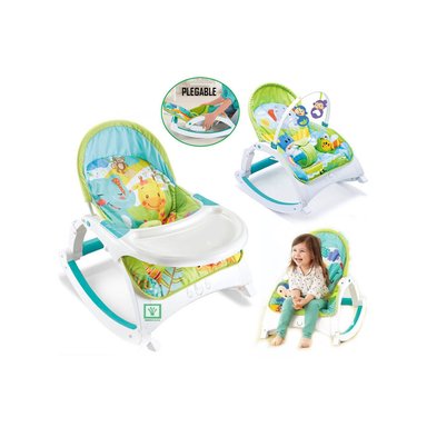 SILLA DE COMER MECEDORA 3 EN 1 CON VIBRADOR