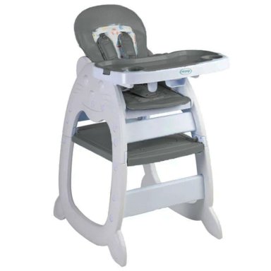 SILLA DE COMER GATO 3 EN 1 GRIS