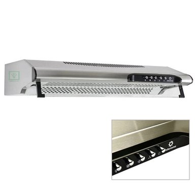 CAMPANA EXTRACTORA 3VELOCIDADES CEI-602CRP 60CM