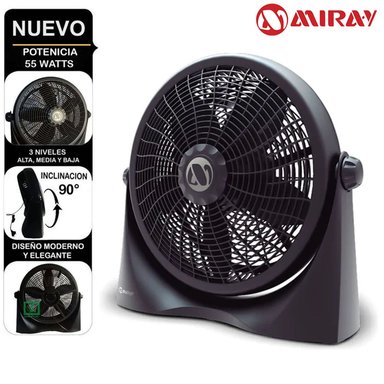 VENTILADOR CIRCULADOR MIRAY 16 VMC-1058 NEGRO
