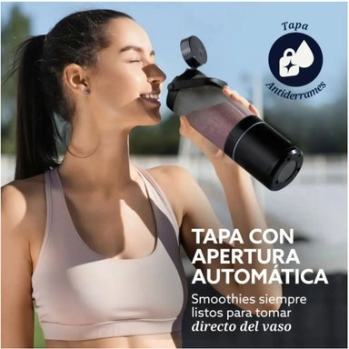 LICUADORA PORTÁTIL OSTER GOMAX, 590 ML , PARA SMOOTHIES, NEGRO, BLSTGFP-B20 - 6