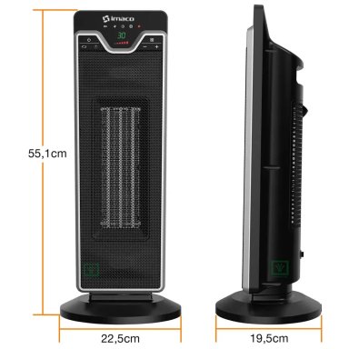 TERMOVENTILADOR TORRE IMACO ITC3116 1800W - 4