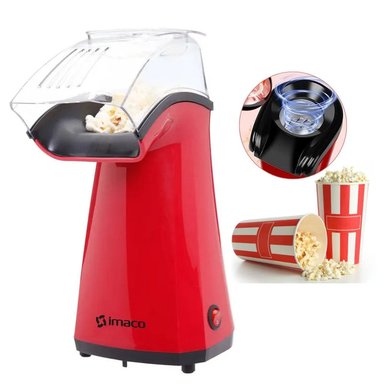 MAQUINA POP CORN MAKER IMACO PO120R ROJO