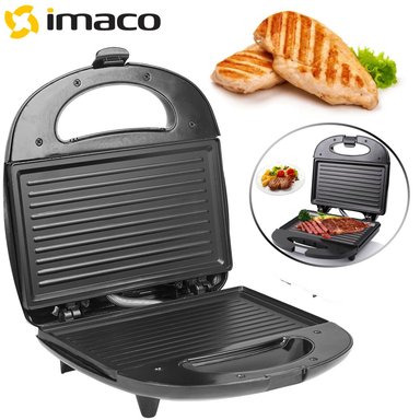 SANDWICHERA GRILL IMACO LINEA GOURMET ACERO ISG014A