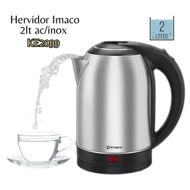 HERVIDOR ELÉCTRICO 2 LITROS AC/INOX KE2099 IMACO