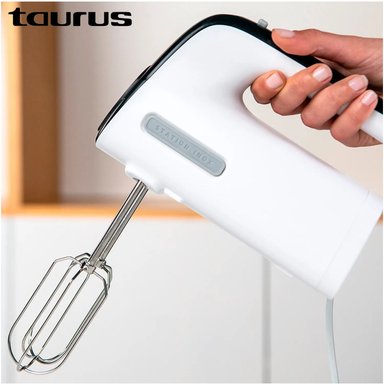 BATIDORA DE MANO TAURUS STATION INOX BLANCO - 6