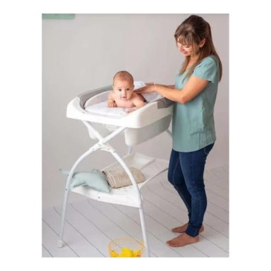 BAÑERA CAMBIADOR PLEGABLE SPARK ROSADO - 4