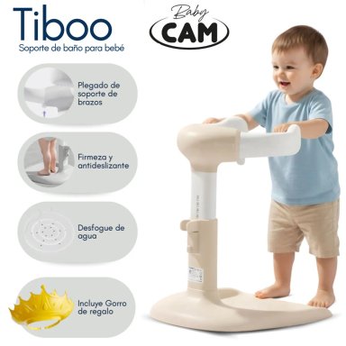 SOPORTE DE BAÑOS PARA BEBÉS «TIBOO» EDICIÓN LIMITADA BEIGE - 1
