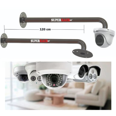 RACK PARA CÁMARA DE SEGURIDAD DOMO 120 CM DE DISTANCIA - 1