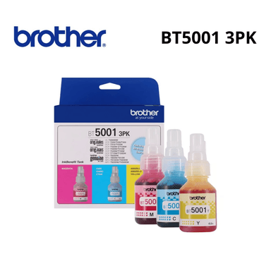 TINTAS BROTHER BT5001 BLANCO TRIPACK 3PK