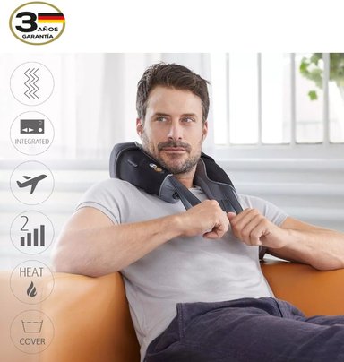 NM-868 ALMOHADA CERVICAL CON MASAJE POR VIBRACIÓN, FUNCIÓN TÉRMICA MEJORADA