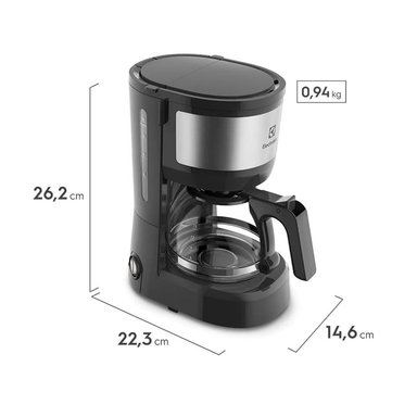 CAFETERA AUTOMÁTICA ELECTROLUX INOXIDABLE 15 TAZAS EXPRESSO (ECM10) - 4