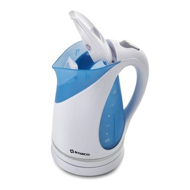 HERVIDOR DE PLÁSTICO IMACO KE2004 17L ELÉCTRICO BLANCO AZUL
