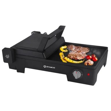 PARRILLA GRILL IMACO IG1016E 2 EN 1 EXTENDIBLE NEGRO - 2