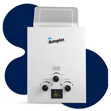 CALENTADOR ROTOPLAS A GAS FLAMING 55L GN